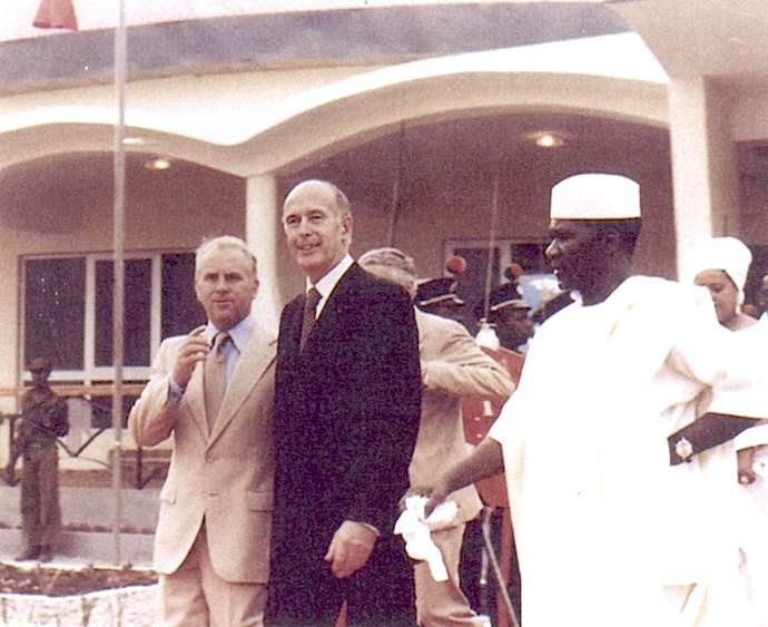 Andre Lewin. Ahmed Sekou Toure president de la Guinee, avec le président français Valéry Giscard d'Estaing Andre Lewin. Ahmed Sekou Toure president de la Guinee