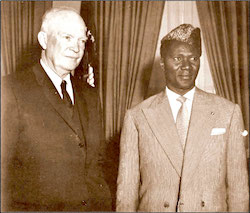 Presidents Dwight Eisenhower et Sekou Toure, Washington, DC octobre 1959 Presidents Dwight Eisenhower et Sekou Toure, Washington, DC octobre 1959
