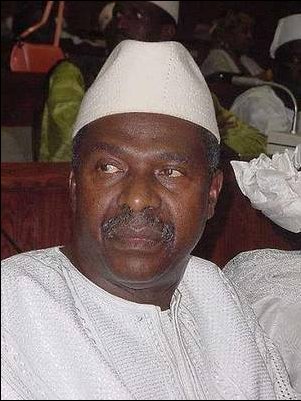 Aboubacar Sompar&eacute;, pr&eacute;sident de l'Assembl&eacute;e nationale 2002-